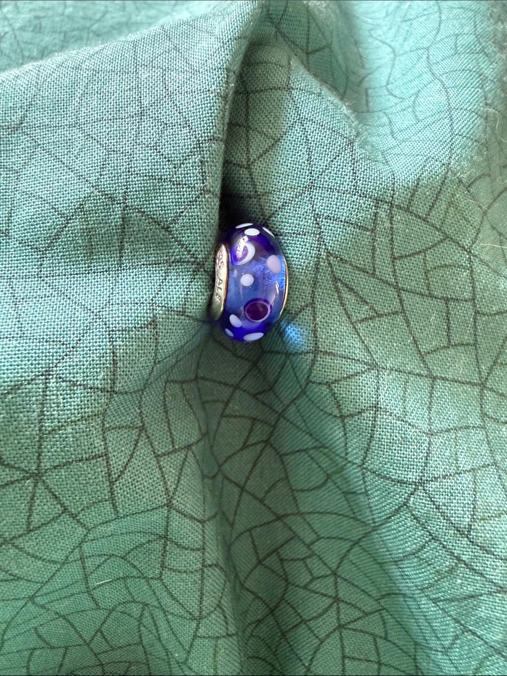 Pandora Blue “Bubbles” Murano Glass Charm